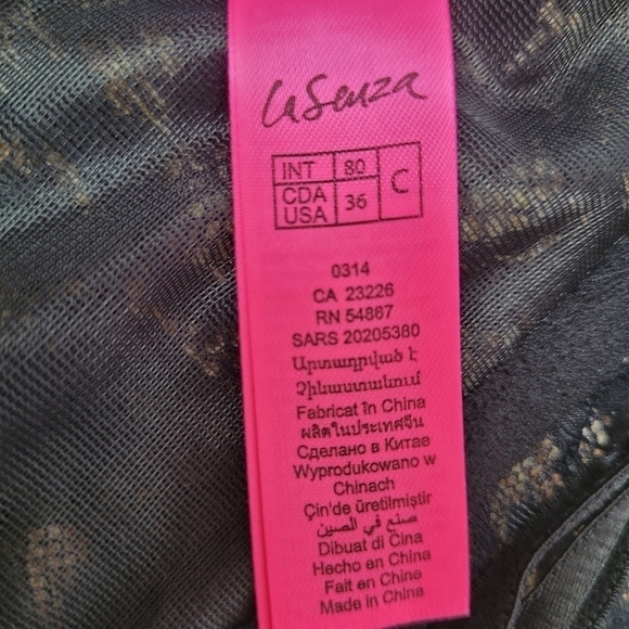 LA Senza Corset Style Front Closure Strapy Bra - Picture 3 of 8